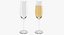 champagne glass 3D model