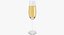 champagne glass 3D model