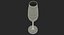 champagne glass 3D model