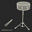 Snare Drum 3D Models Set