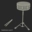 Snare Drum 3D Models Set