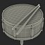 Snare Drum 3D Models Set