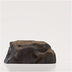 Smooth Natural Layered River Stone 3D model
