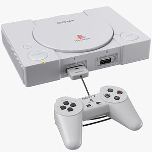 真正经典的playstation游戏机3D