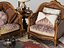 Design d'intérieur de salon et de salle à manger classique et luxueux