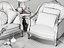 Design d'intérieur de salon et de salle à manger classique et luxueux