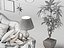 Design d'intérieur de salon et de salle à manger classique et luxueux