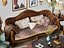 Design d'intérieur de salon et de salle à manger classique et luxueux