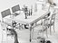 Design d'intérieur de salon et de salle à manger classique et luxueux