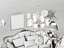 Design d'intérieur de salon et de salle à manger classique et luxueux
