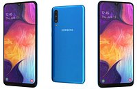 Samsung Galaxy A50 Blue Low Poly