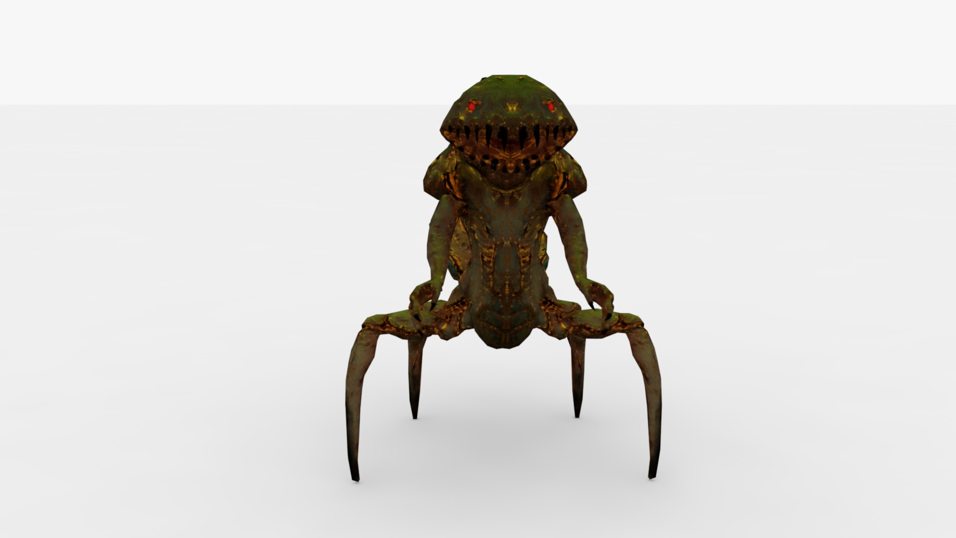 Creep Creature Rigged And Animated 3D Model - TurboSquid 2335017