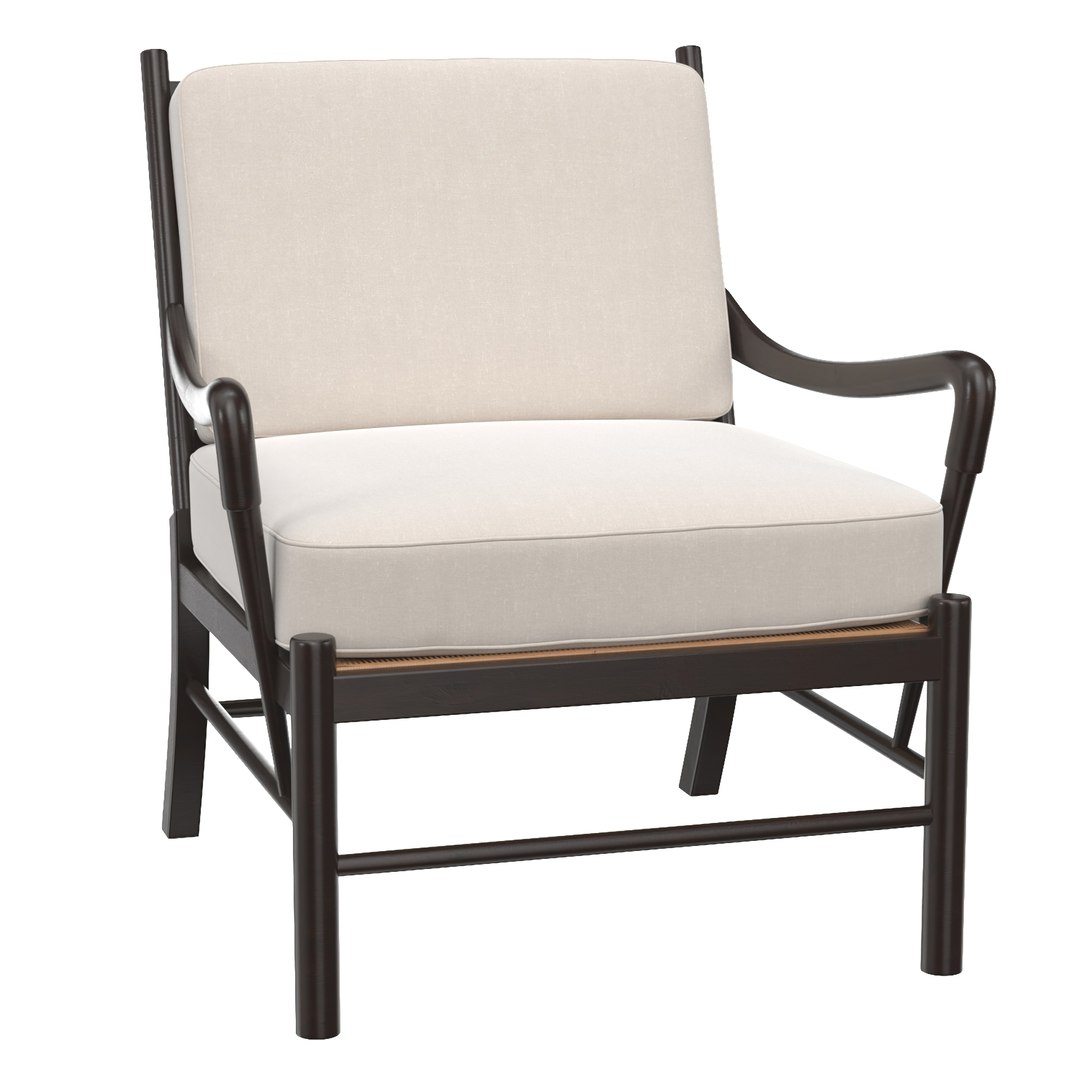 3D Kevin Chair With Rattan - TurboSquid 2084642