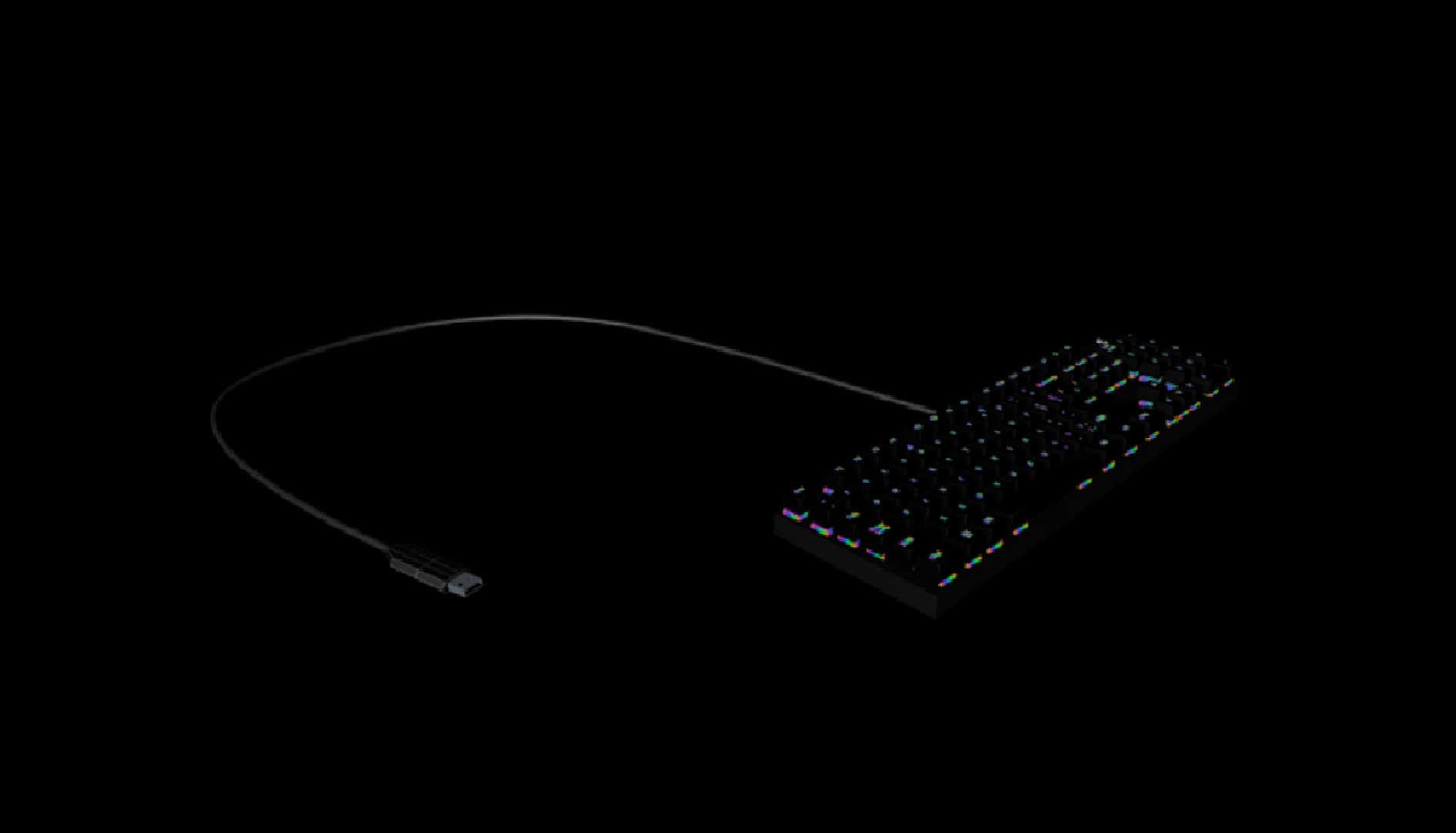 Simple Mechanical Keyboard 3D Model - TurboSquid 1341041