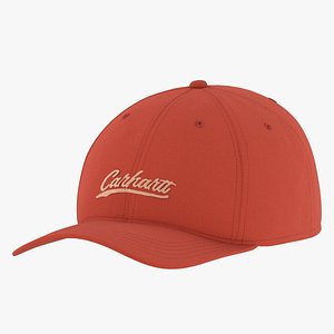 Carhartt Canvas Script Graphic Cap Desert Orange 3D