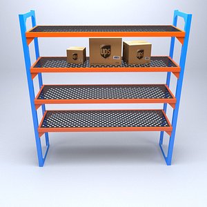 3D industrial rack