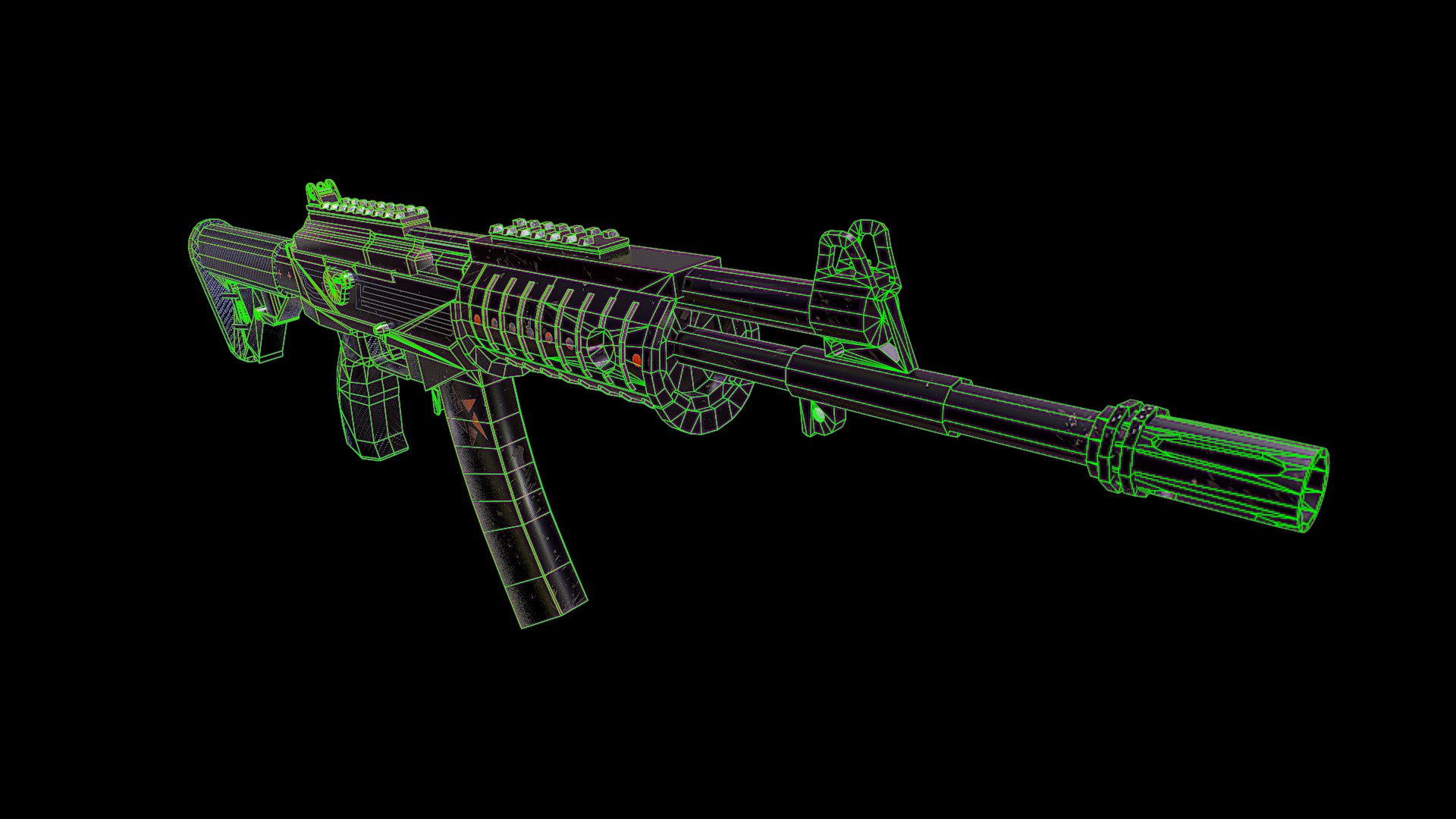 3D Model Galil Assault Rifle - TurboSquid 2051748