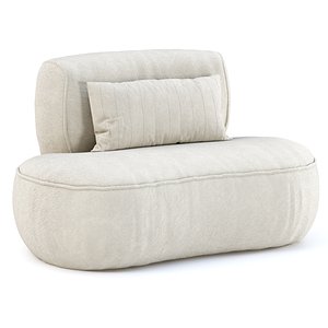 3D Jenifer lounge chair JL17 model