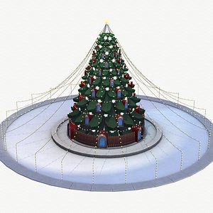3D New Year Tree