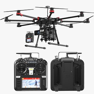 Detailed Heave Duty Drone 3D model