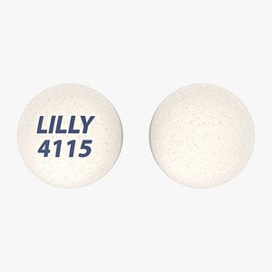 olanzapine 5 mg 3D model