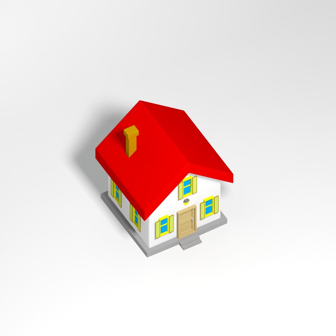 3d Cartoon House