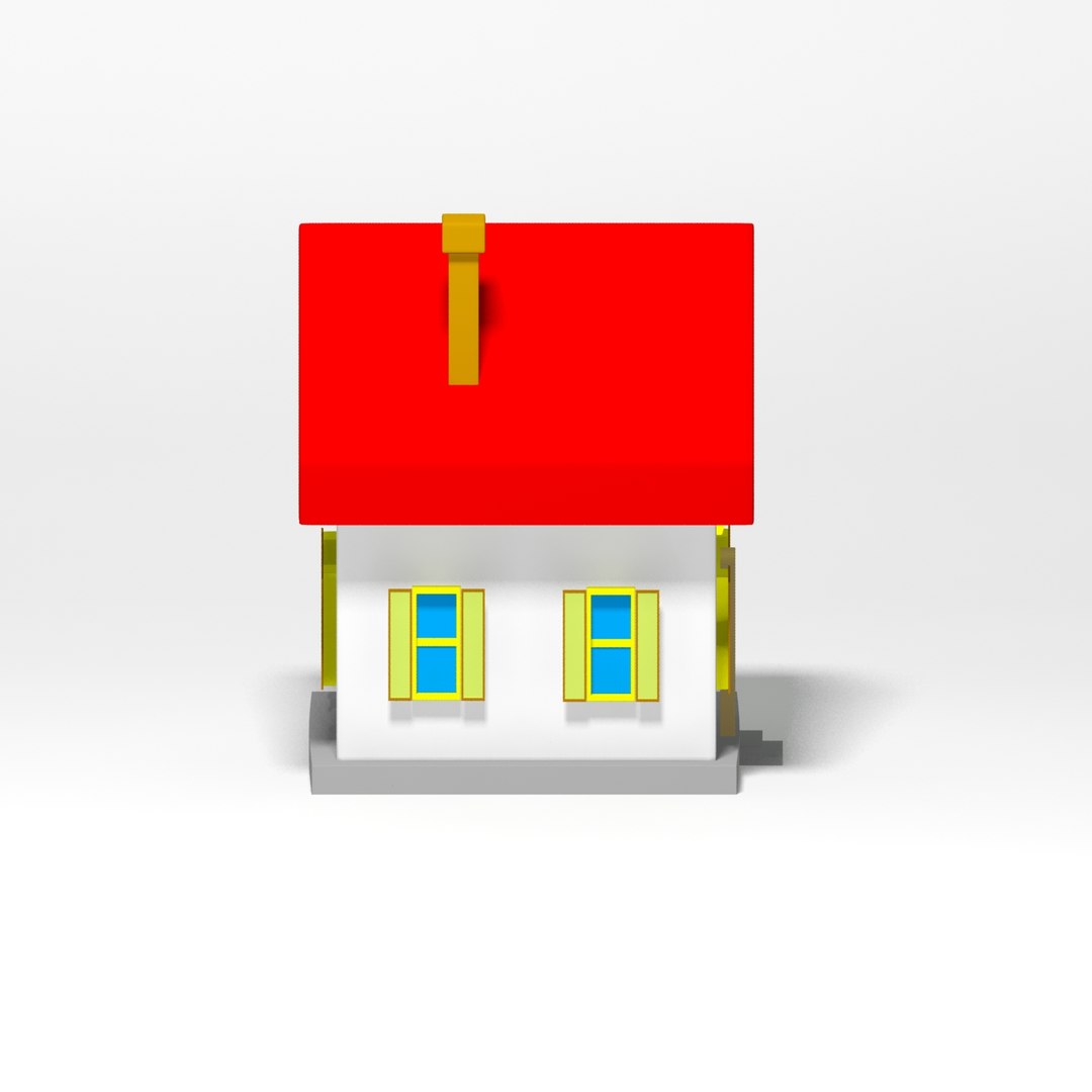 3d Cartoon House