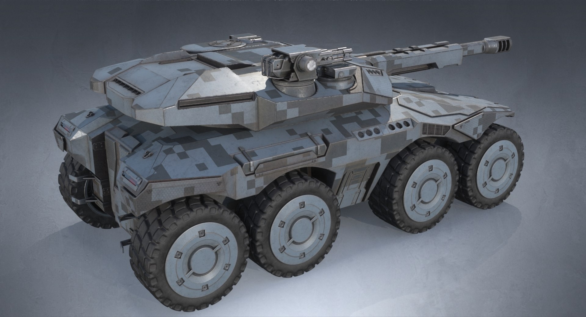 3D Sci-fi Apc Concept - TurboSquid 1391174