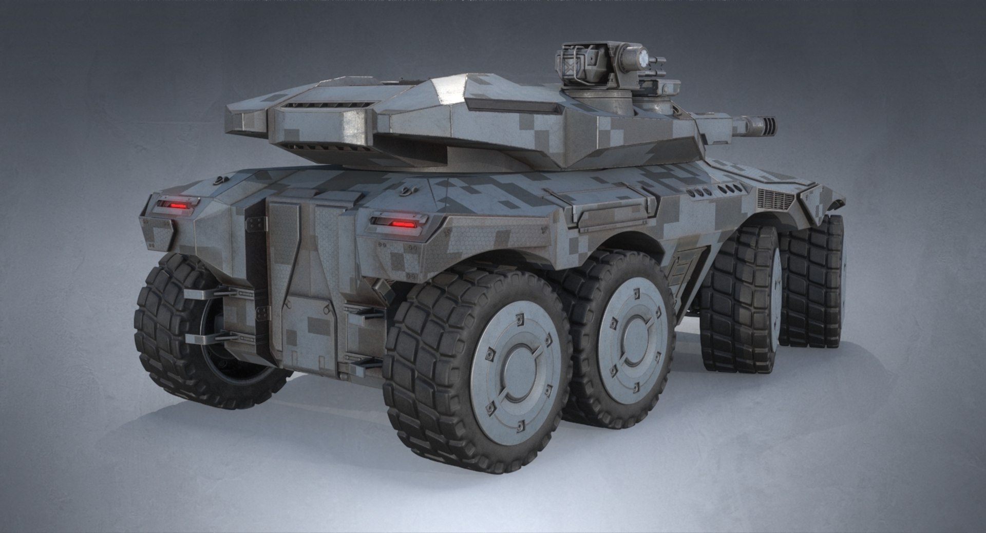 3D Sci-fi Apc Concept - TurboSquid 1391174