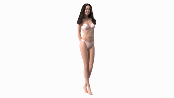 Mulher Chinesa Lingerie Glamour Modelo 3D - TurboSquid 1846757