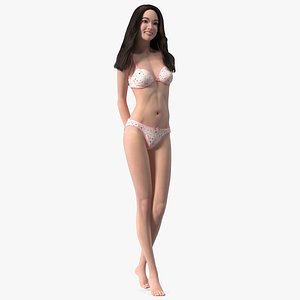 Chinese Woman Lingerie Flirty