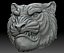 Tiger head STL file 3d model Bas-relief for CNC router