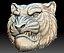 Tiger head STL file 3d model Bas-relief for CNC router