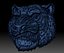 Tiger head STL file 3d model Bas-relief for CNC router