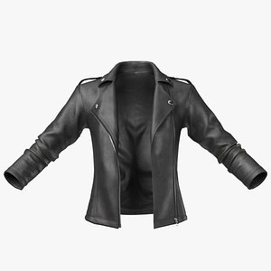 Leather Jacket Female 2v PBR