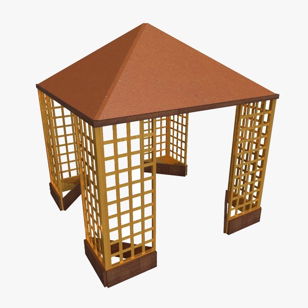 modelo 3d Kiosko - TurboSquid 2106091