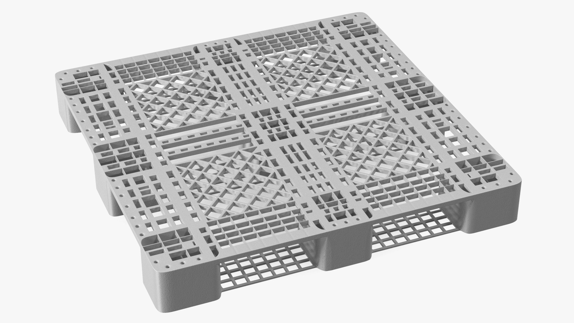 Industry Plastic Pallet 3D model preview