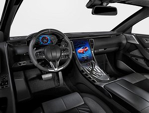 Interior Generic Sport Coupe 3D model