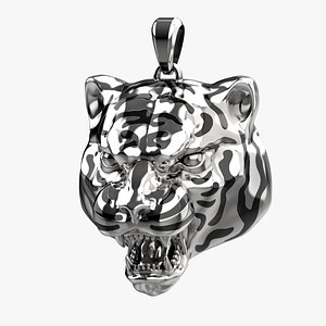Tiger pendant 2022 P7 3D print model