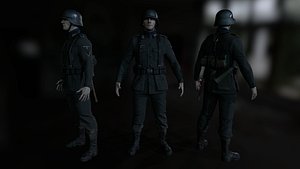 Wehrmacht soldier 3D model