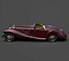 梅赛德斯-奔驰 540K Roadster Classic - 超高精度 3D 模型