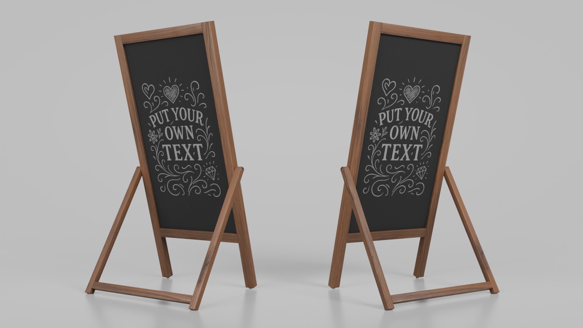 Customizable Double Sided Wooden Chalkboard Sign 3D model https://p.turbosquid.com/ts-thumb/3Q/ORCnhV/NW/r_7/png/1746458821/1920x1080/fit_q87/5d2c64060326cd6b95ee87c86c4bf320e64dc473/r_7.jpg