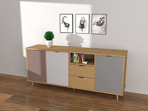 Chest of drawers 3D model