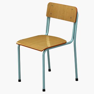3D school chair
