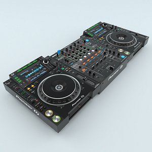 Professional DJ Player Pioneer CDJ 2000NXS2 and Mixer Pioneer -900NXS2
