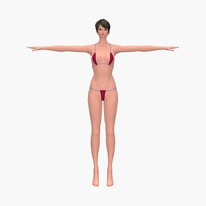 doll woman barbie 3D model