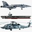Cvn76 FA-18E and SH-60b Bundle