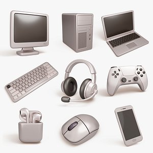 3D model Digital Gadget Set