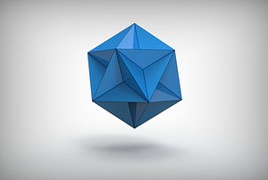 great dodecahedron 3D model