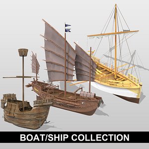 3D BOAT or SHIP COLLECTION  V100